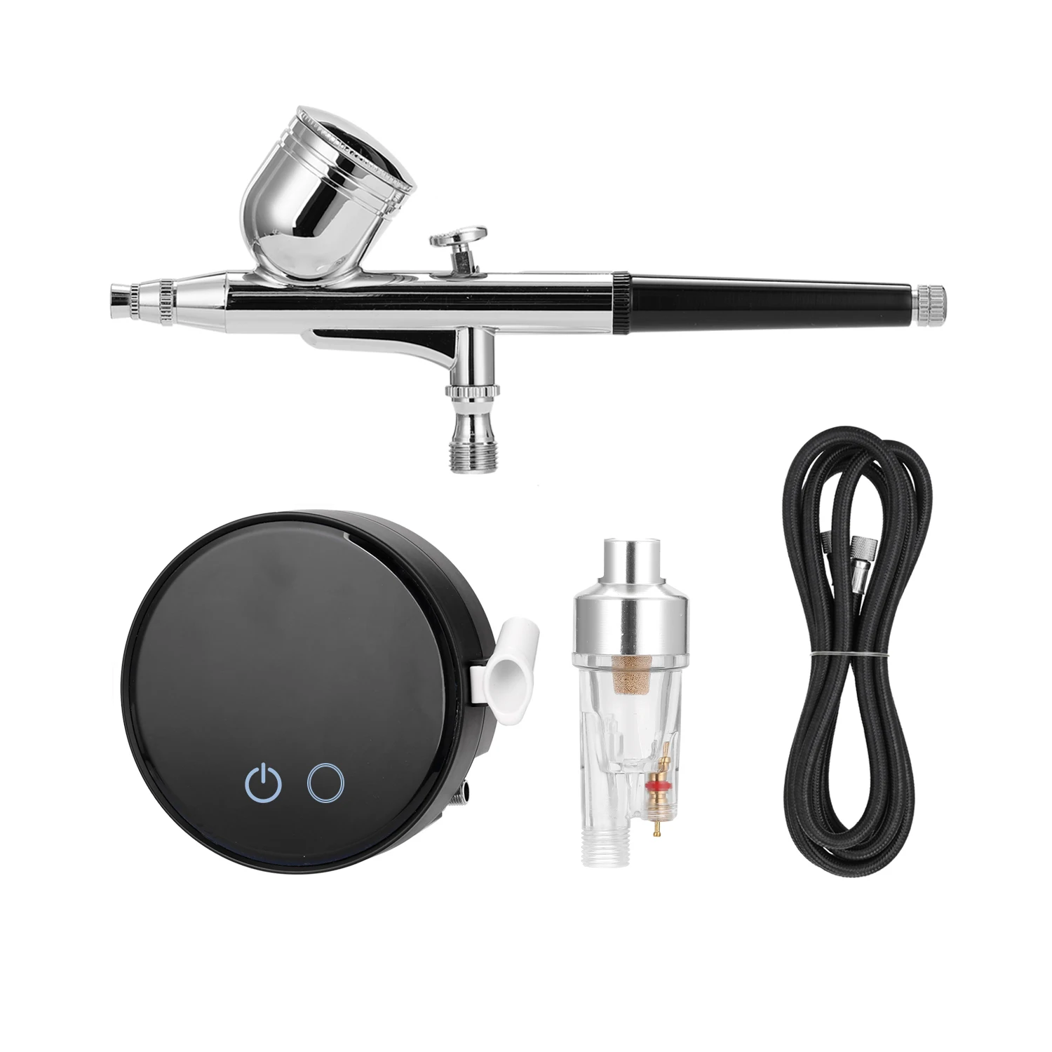 Портативный Аэрограф с распылителем воздушный компрессор в комплекте для