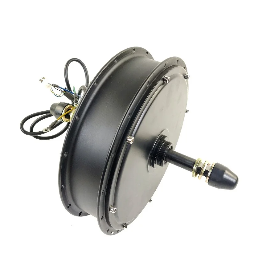 Толстый Снежный велосипед Электрический велосипед conversion kit 72V 3000W сзади повернуть non-Эпицентр деятельности шестерни двигателя колесом с KT LCD3 дисплей