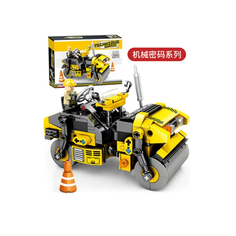 Инженерная машинка двойной роликовый уплотнитель технологическая техника