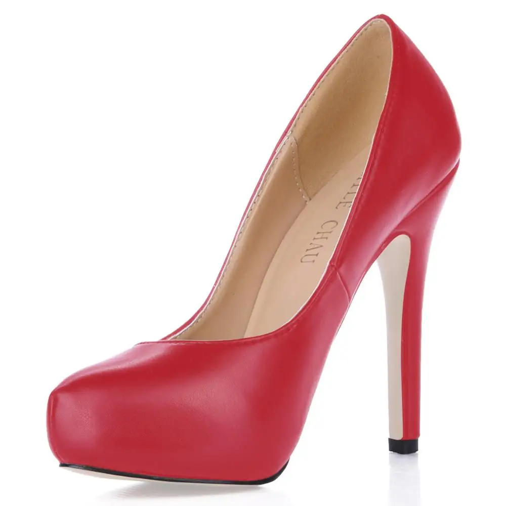 

LLXF Elegant OL female stilettos 11cm thin high-heeled shoes woman Shallow Mouth Zapatos Mujer wedding pumps sapato feminino