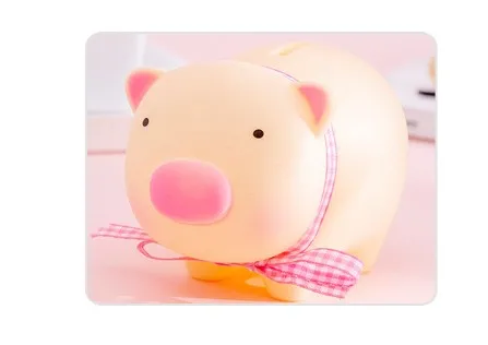 1 шт. Kawaii чехол для экономии денег свинья кошка панда банк домашний Декор Детский мультфильм подарок на день рождения коробка для хранения монет вечерние сувениры - Цвет: 1