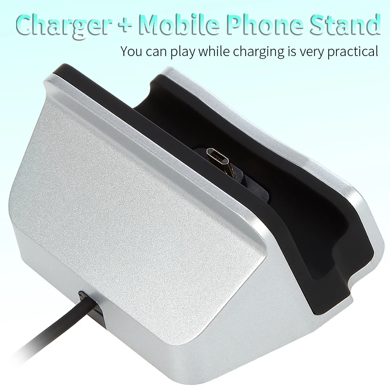 desktop dock station charger cable sync data docking charging base for iphone 12 android type c mobile phone usb charger holder free global shipping