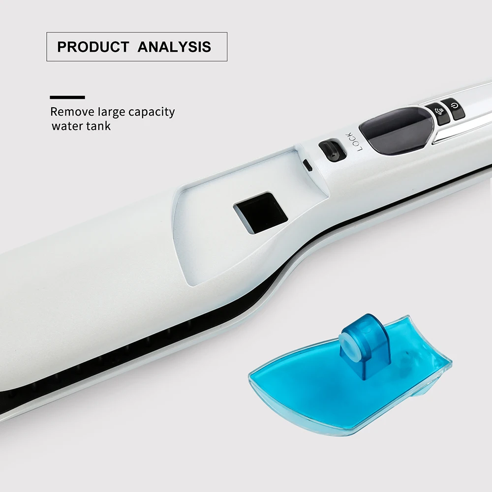 Профессиональный паровой быстрый выпрямитель для волос распылитель утюжок