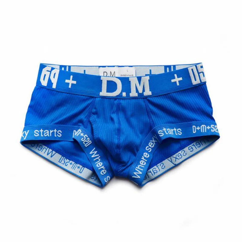 Мужское нижнее белье трусы для геев ropa interior hombre боксеры cueca masculina однотонные homme para