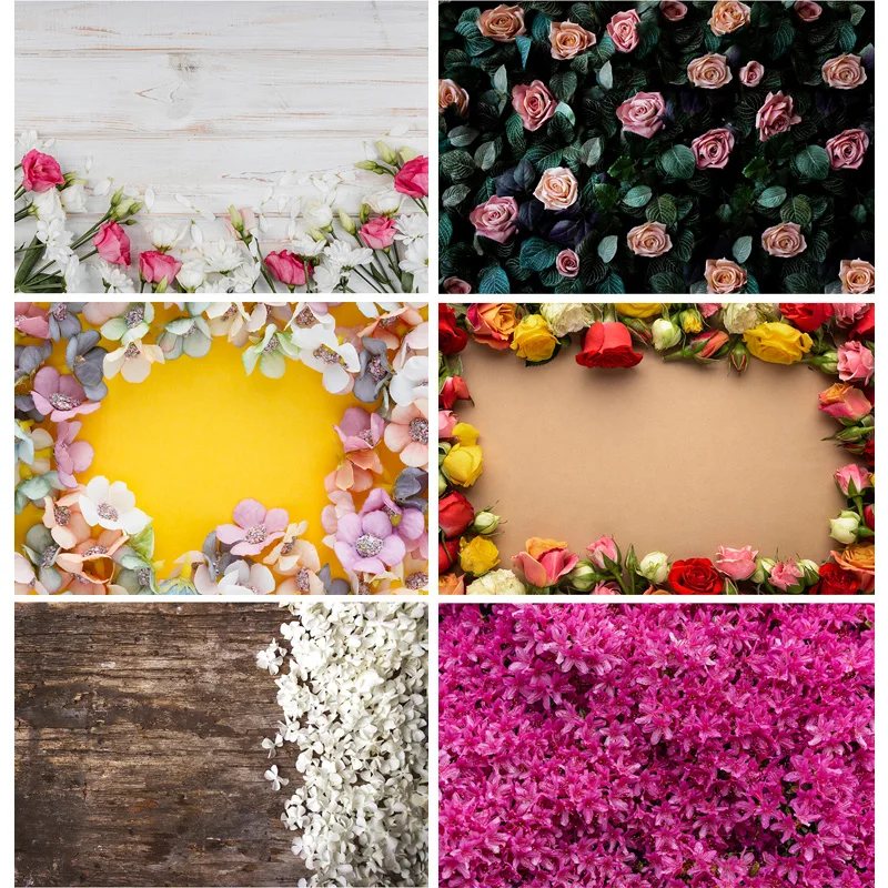 

SHENGYONGBAO художественный тканевый фон для фотосъемки реквизит Цветочная стена деревянный пол тема для свадебной фотостудии фон 21916 фотографий