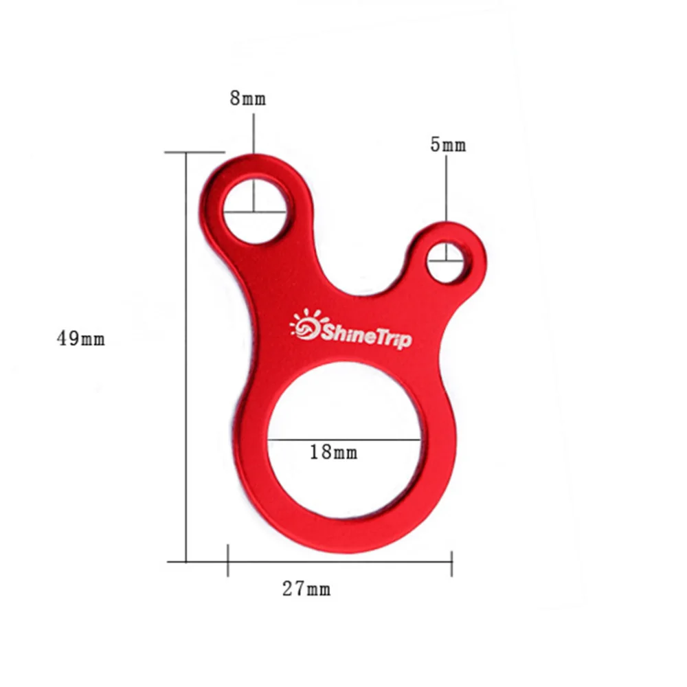 

8pcs Outdoor 3 Hole Carabiner Fast Knot Rope Buckle Tent Guyline Adjustment Buckle Wind Rope Buckle Anti-slip EDC Tools (Random