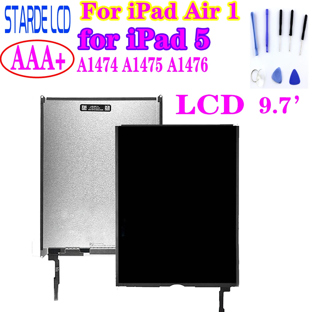 STARDE lcd для iPad Air 1 для iPad 5 A1474 A1475 A1476 ЖК-дисплей или сенсорный экран дигитайзер 9,7''