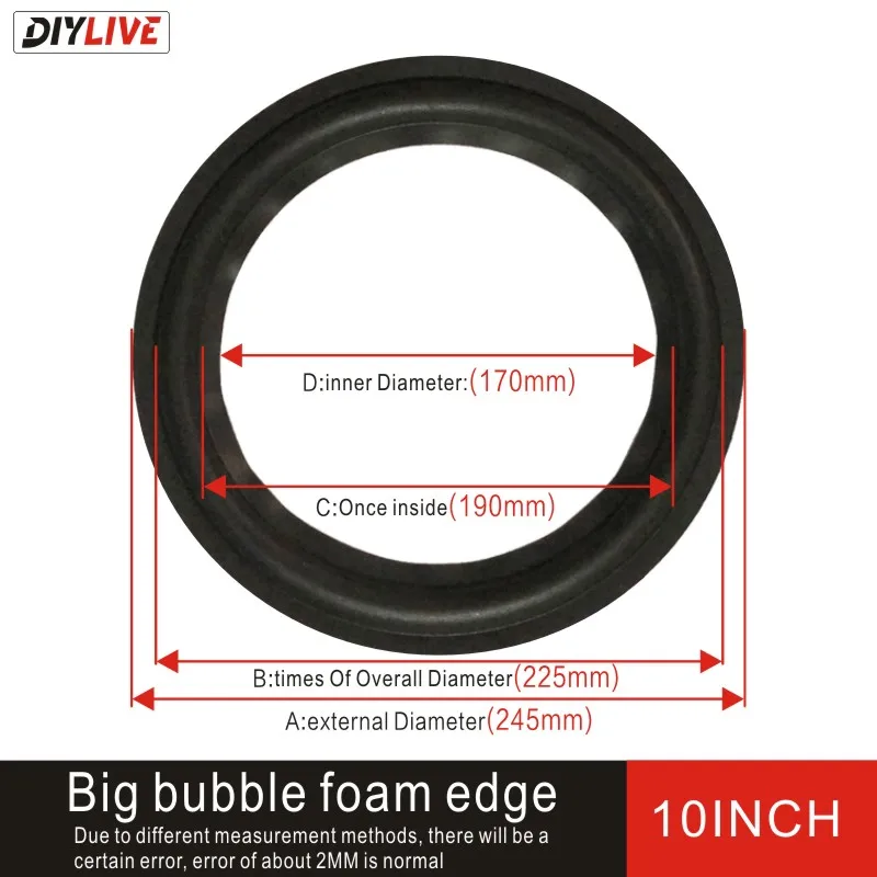 DIYLIVE 10-дюймовая шпилька для пены край узкие пенное ремонт аксессуары створки края