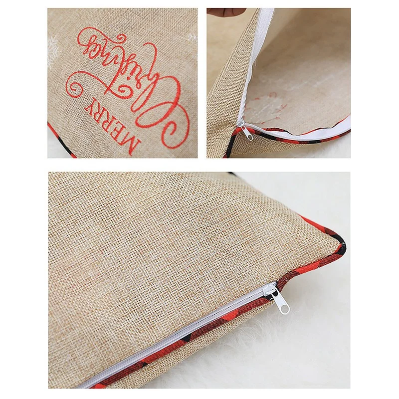 

1 Pcs Linen Home Decor Pillowcase Throw Pillow Cushion Cover Square Decorative Pillowcase