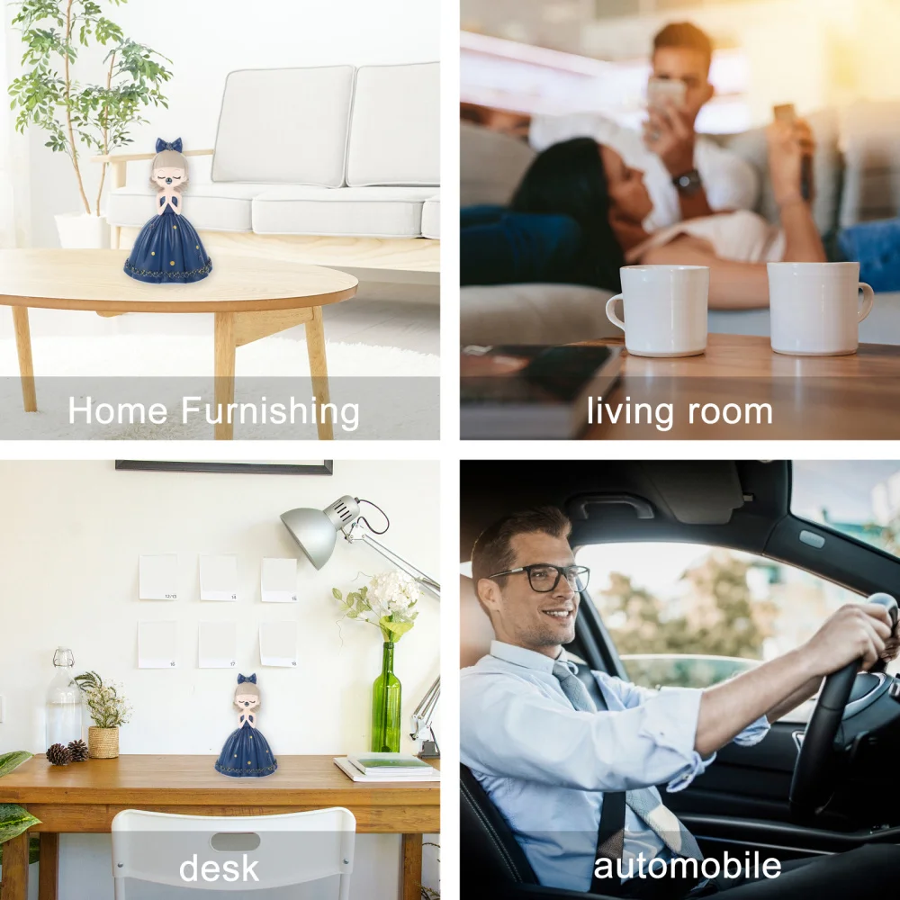 

1Pc Bubble Girl Craft Cartoon Doll Decor Mall Showcase Prop Car Adornment