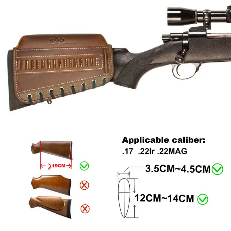 Подставка под ружье с картриджем для кожаного пистолета подставка щек 15