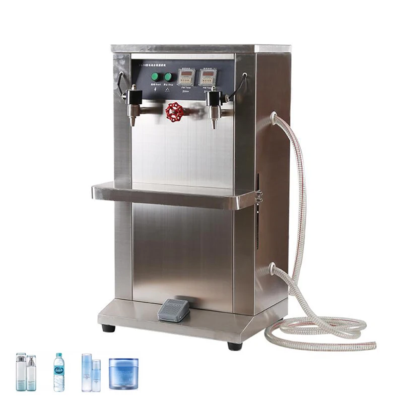 

Stainless Steel Liquid Filling Machine Double Head Vertical Filler Olive Oil Quantitative Filling Machine