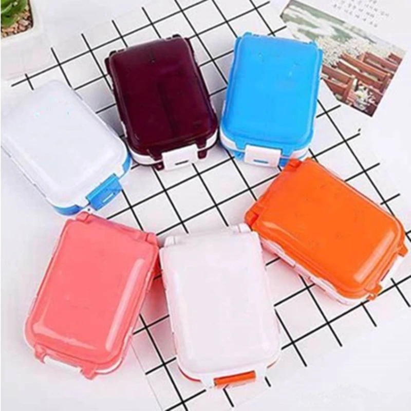 Портативный медицинский контейнер для витамина 7 дней практичный складной