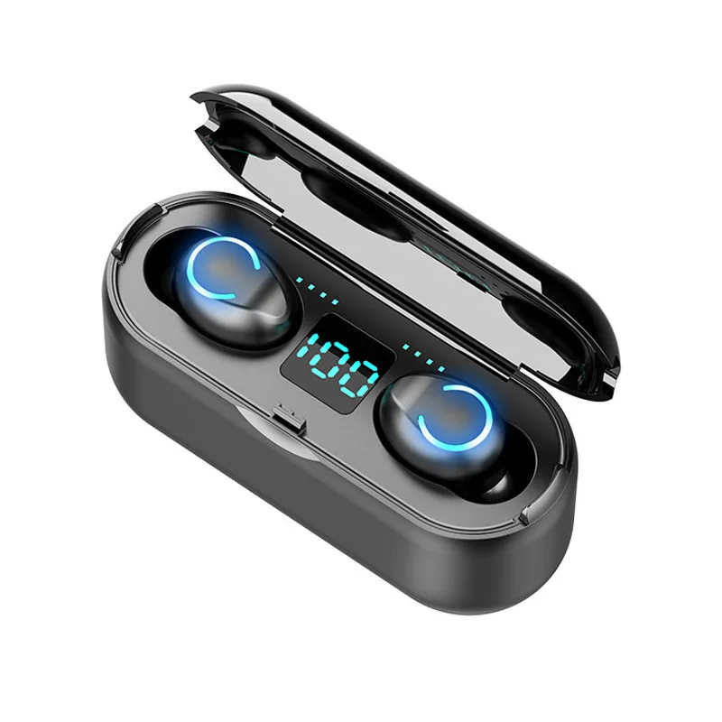 Новые беспроводные наушники F9 Bluetooth 5 0 TWS HIFI мини в ухо Спортивная гарнитура для