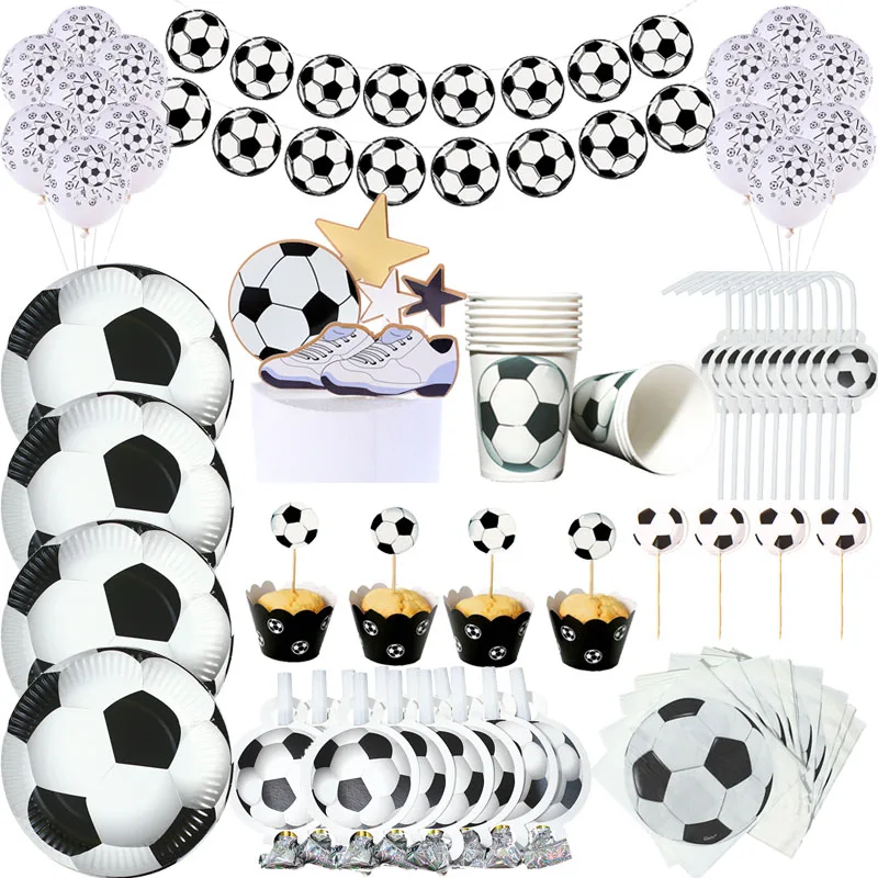 Футбол тематическая вечеринка на день рождения украшения одноразовые баннер