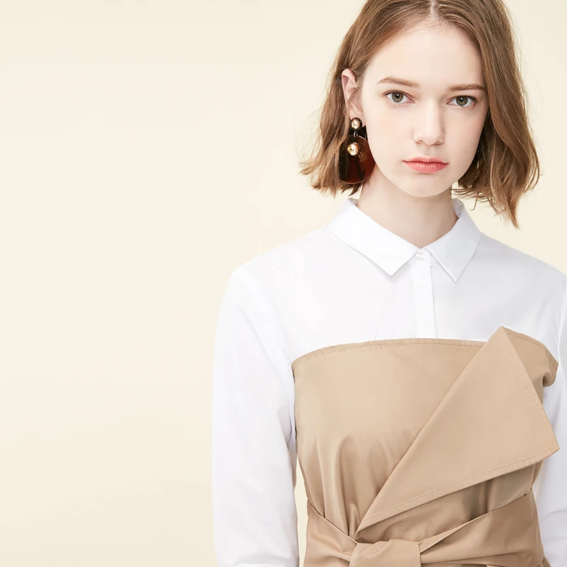 Vero Moda женское платье-трапеция из двух частей на шнуровке | 3191SZ505