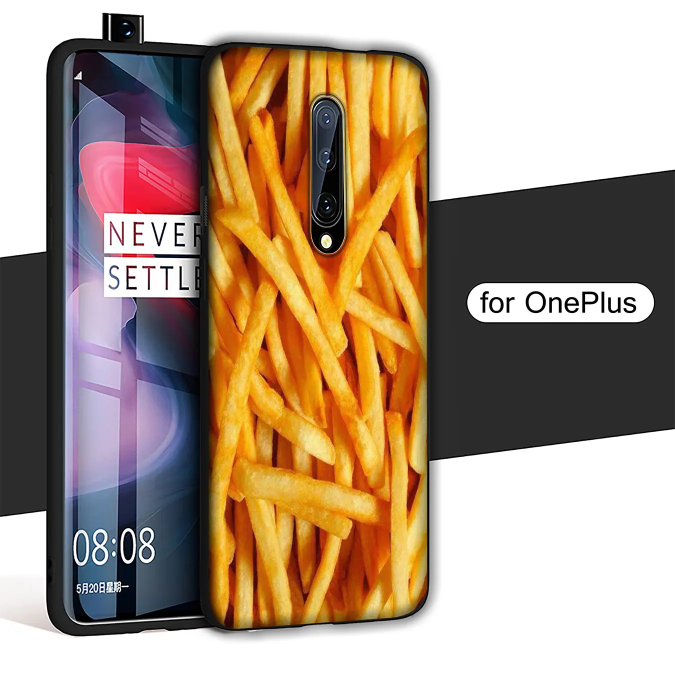 IYICAO милый пищевой Мягкий силиконовый чехол для телефона с картофелем фри