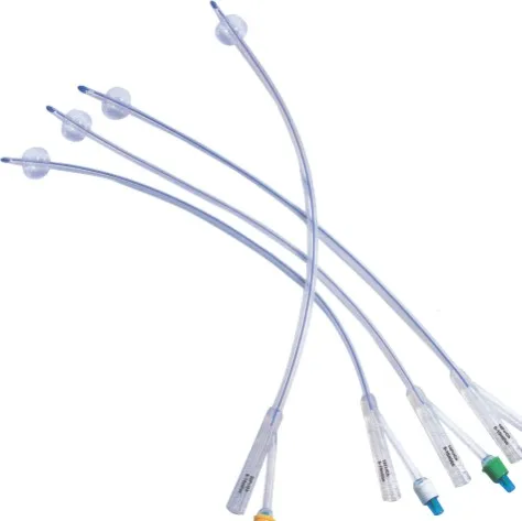 

all silicone 3 way foley catheter