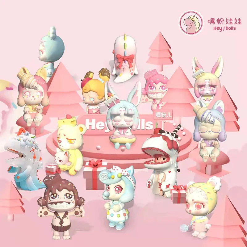 

Dinosaur Sister Dessert Series Blind Box 12Style Designated Kawaii Vanilla Collectible Surprise Girls Birthday Gift