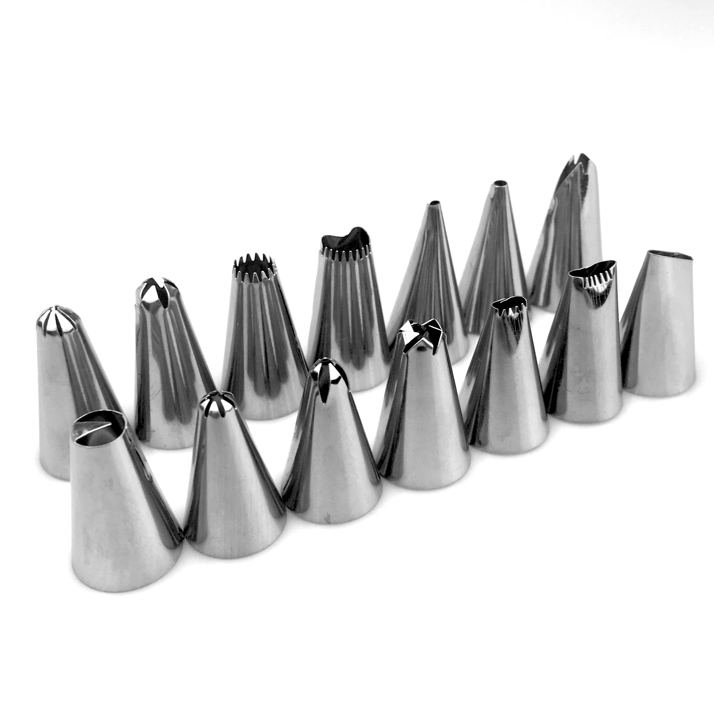 

20 PCS/Set Silicone Pastry Bag Tips Kitchen DIY Icing Piping Cream Reusable Pastry Bags +14 Nozzle Set Cake Decorating Tools