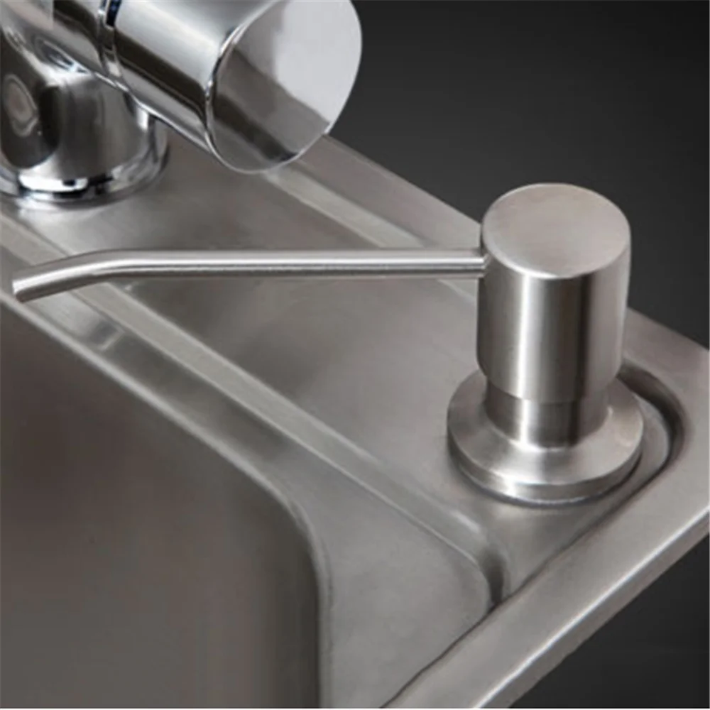 

300ml Kitchen Sink Soap Dispenser ABS Plastic Built in Lotion Pump Plastic Bottle for Bathroom and Kitchen Liquid Soap organize