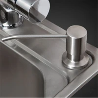300ml kitchen sink soap dispenser abs plastic built in lotion pump plastic bottle for bathroom and kitchen liquid soap organize