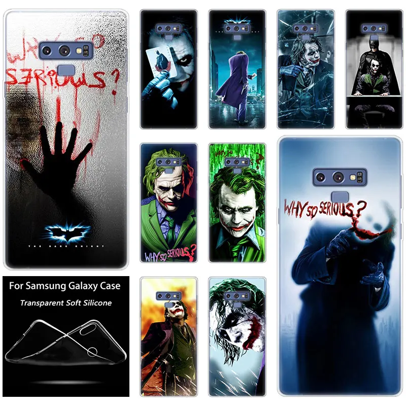 Роскошный силиконовый чехол The dark knight joker для Samsung Galaxy Note 10 Pro 9 8 M10 M20 M30 M40 S8 S9 S10 Plus 5G S6