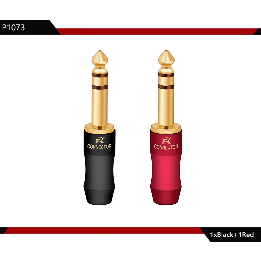 

Разъемы R P1072 6,35 мм синий + красный