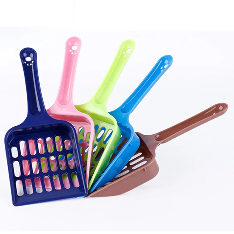 

Long Handle Cat Litter Scoop Pet Plastic Sand Shovel Kitty Toilet Filter Cleaning Tools Accessories For Cats Easy Clean Supplies