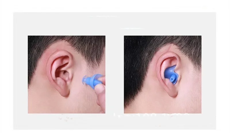 

A Pair Soft Earplugs Silicone Waterproof Dust-Proof Ear Environmental Sport Plugs Diving Water Sports Swimming Pool Accessories