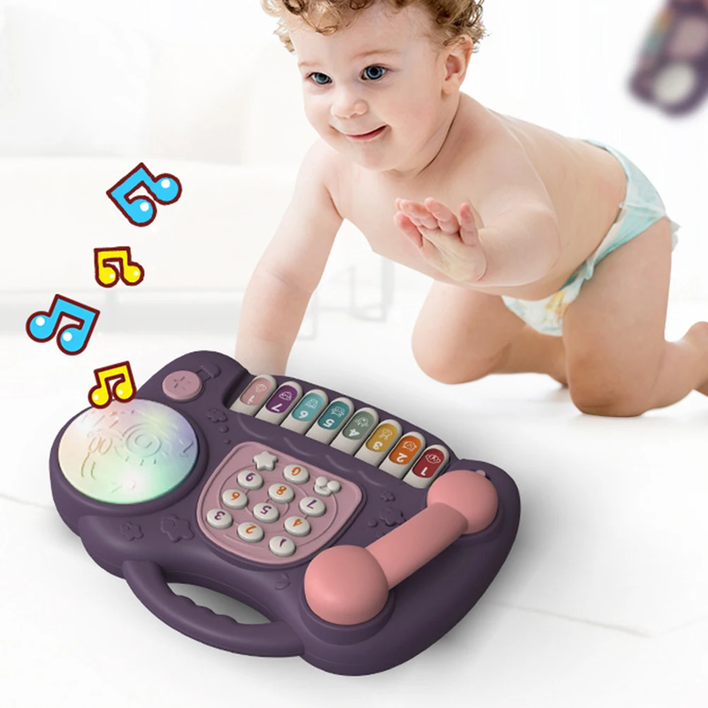 

Kids Baby Music Piano Phone Toy Children Light Keyboard Learning Educational Brain Development Early Learning Toys