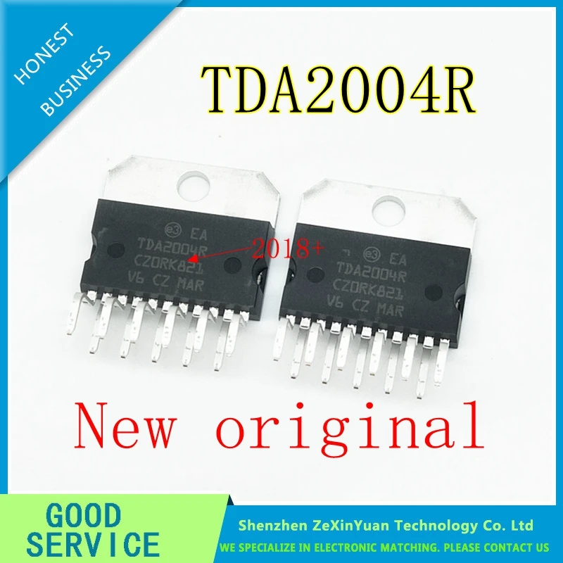 

5PCS-20PCS TDA2004 TDA2004R ZIP-11 Two-channel audio power amplifier IC