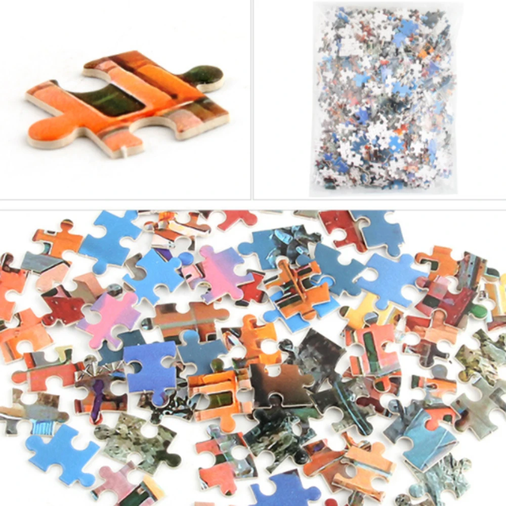 

1000pcs Jigsaw Puzzles Pieces Exercise Memory Game Relieve Stress Jigsaw Puzzles Christmas Puzzle for Adults Kids