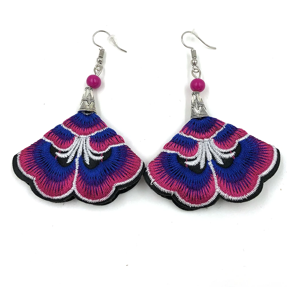 Новые женские винтажные серьги-подвески в виде красивых цветов | Украшения и