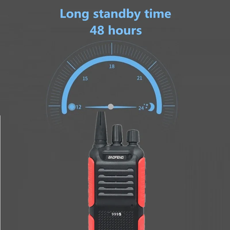 2 шт Baofeng BF-999S плюс портативная рация 5 Вт 1800 мАч UHF Любительское радио, Си-Би радиосвязь станция коротковолновым приемником рация обновленная BF-888S Yaesu