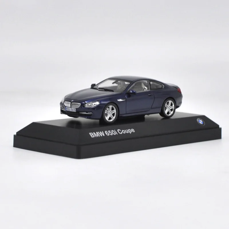 Blue 1:43 650i Coupe сплав модель автомобиля статические высокой моделирования металлические модельные автомобили с оригинальной коробкой - Цвет: Blue