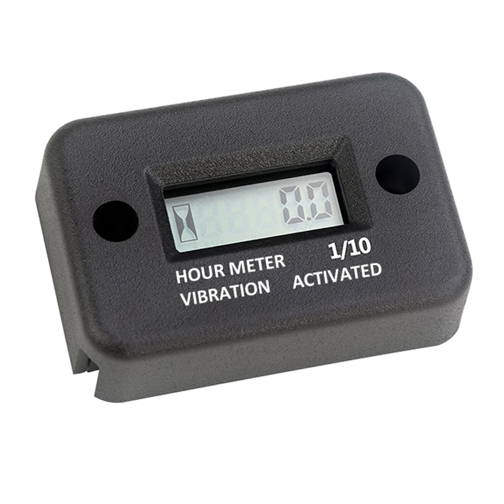 

Engine Hour Meter DJ-103 Waterproof Wireless w/ LCD Display Vibration Activation for Outdoor Personal Boat Parts Decoration