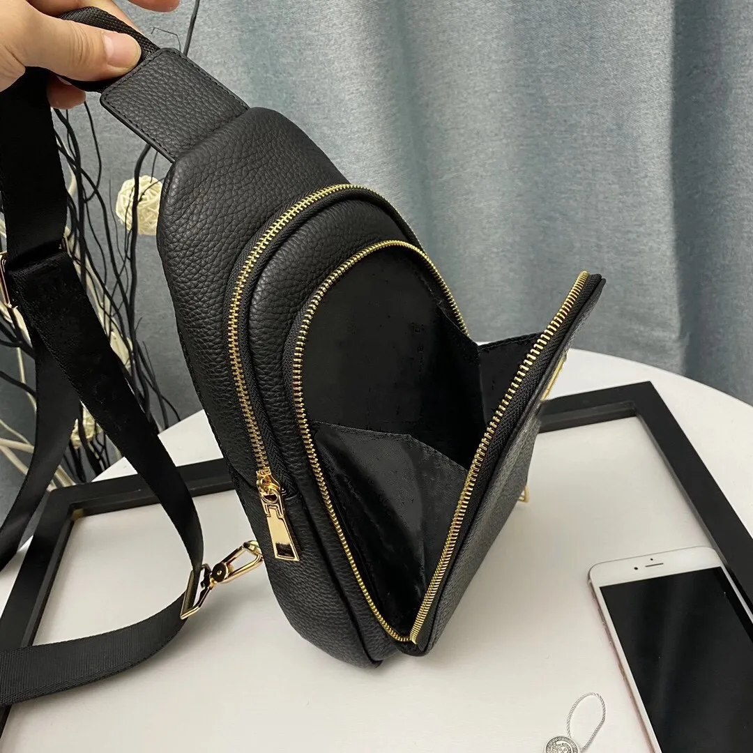 

Black Breast Bag For Men