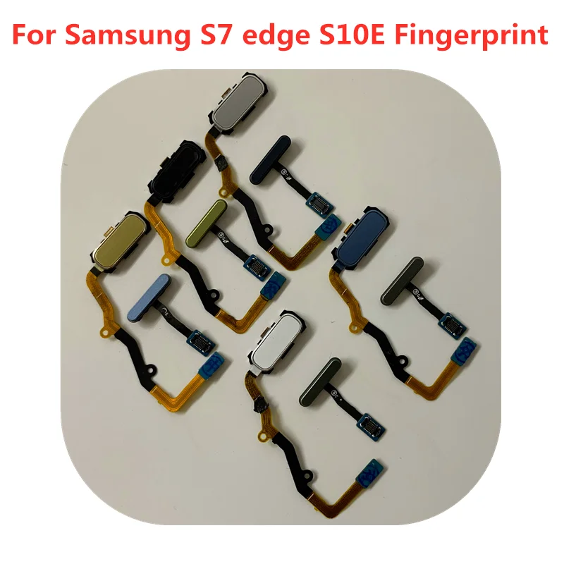 Кнопка Home Touch ID сенсор клавиатура гибкий кабель Ремонт оригинал для Samsung Galaxy S7 edge