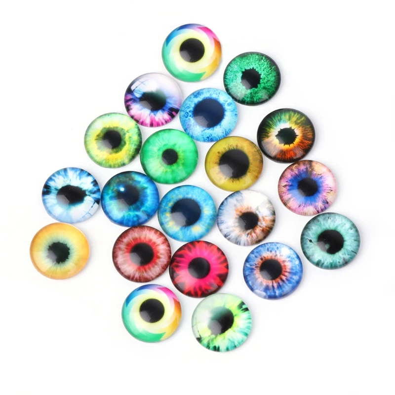 

20Pcs Glass Dolls Eye DIY Handcraft Animal Eyes Jewelry Accessories 10/16/20mm