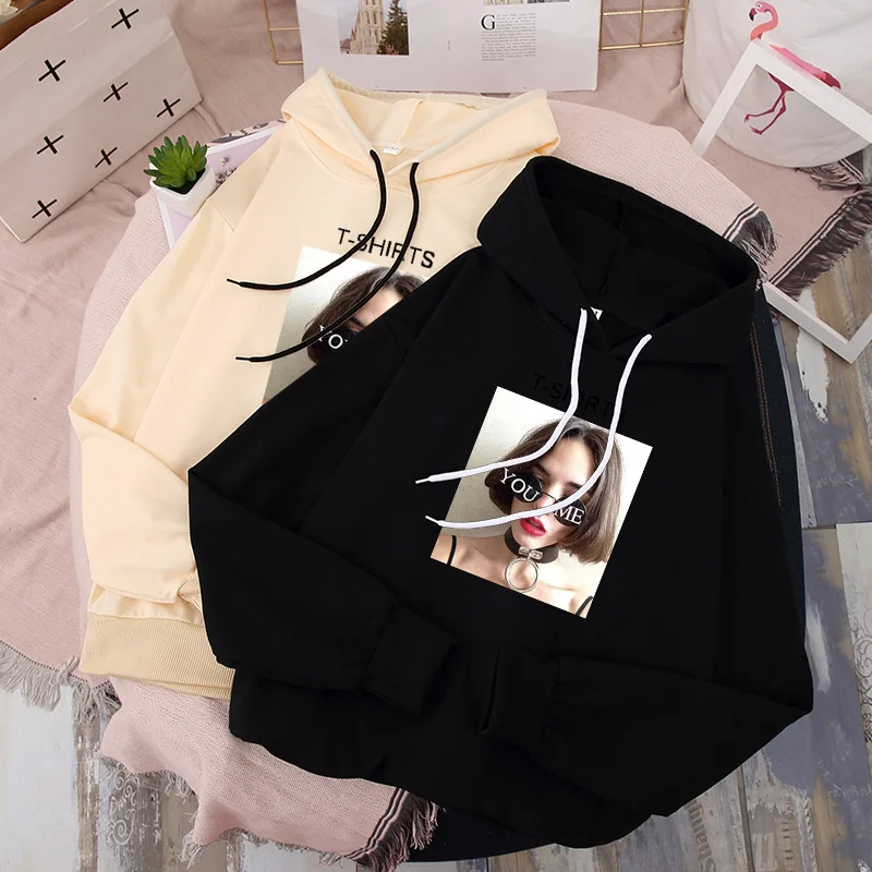 

Женская толстовка с капюшоном и круглым вырезом, в стиле ольччан