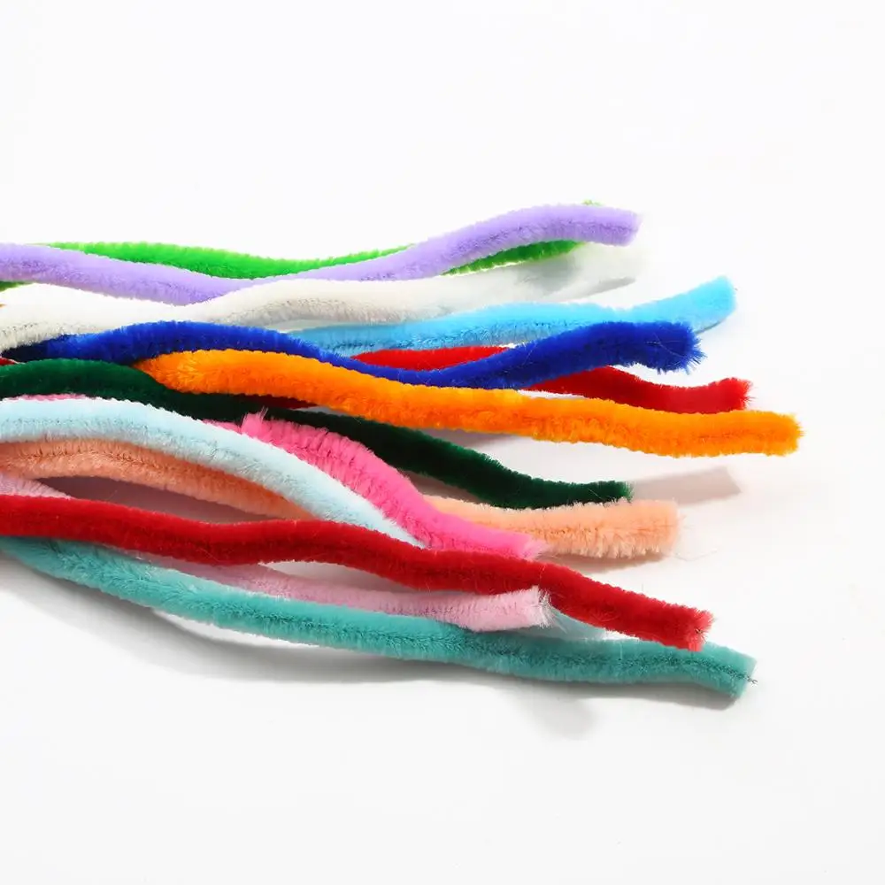 Палочки плюшевые для детей 1 м/лот игрушки поделки стебли синели очистители труб |