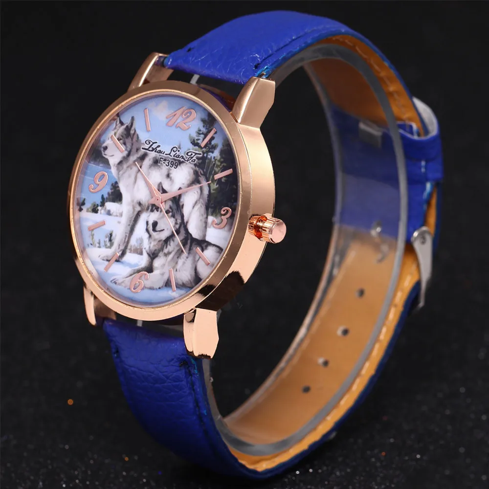 Модные женские кварцевые часы с кожаным ремешком подарочные креативные