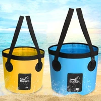 12l 20l waterproof water bags fishing folding bucket portable bucket water container storage carrier bag