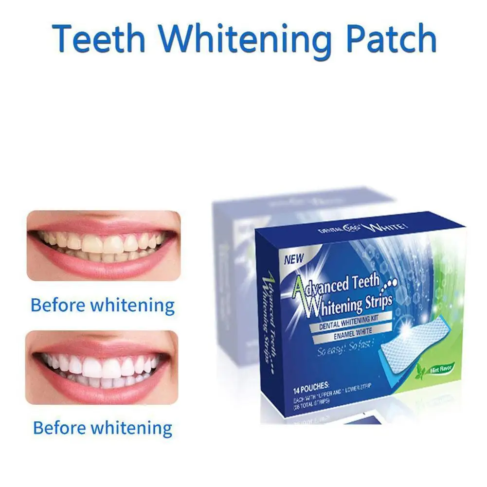 

14 pairs 28 pcs Teeth Sticker Whitening Teeth Sticker Teeth Whitening Sticker Beauty Teeth Sticker Teeth Sticker