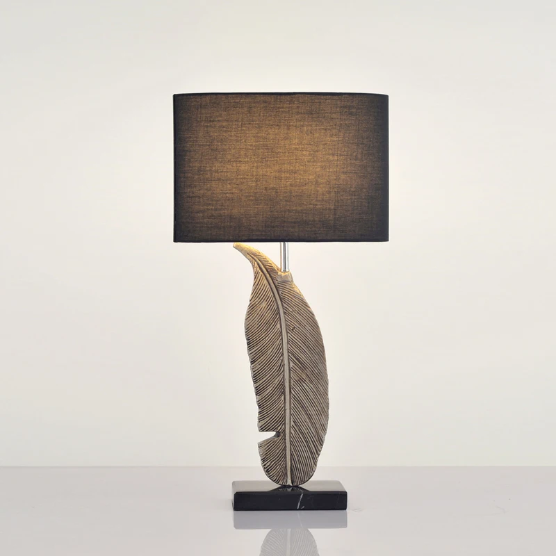 

Retro Plumage Creative Table Lamps Living Room Bedroom Bed Lamp Home Art Decor Standing Desk Light Led Light Fixtures Luminarias