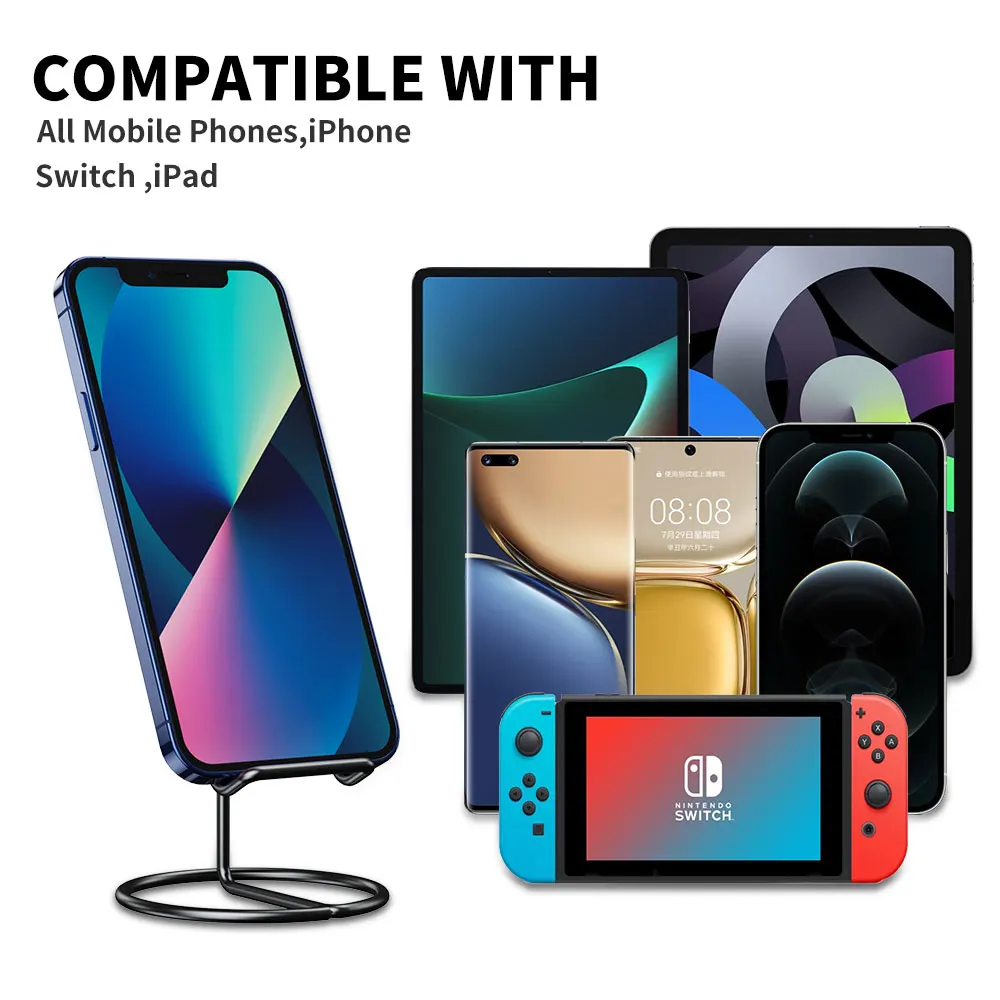 simple universal tablet mobile phone support holder cellphone stand rack office desktop shelf free global shipping