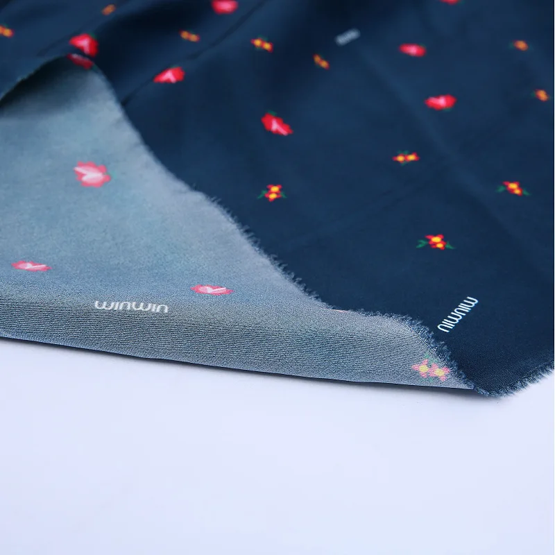 140 * 200CM 23 M / Silk Crepe -De-Chine Print Fabric Shirt Dress New Fashion Cloth | Дом и сад