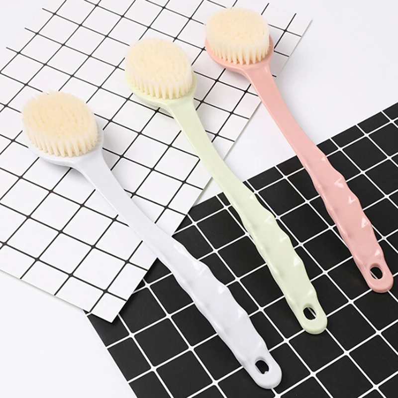 1 шт. скраб для душа ложки с длинной ручкой задняя Чистый щетка мытья тела спа