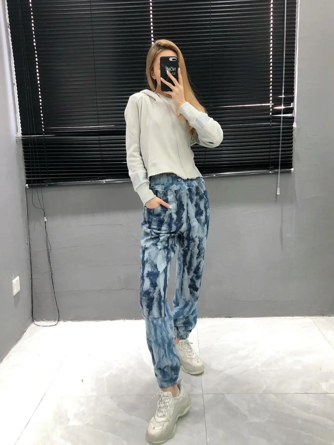 Fashion High 2021FW Quality Women Prints Cotton Jeans Female Luxury Denim Pants Trouse Ddxgz2 10.23